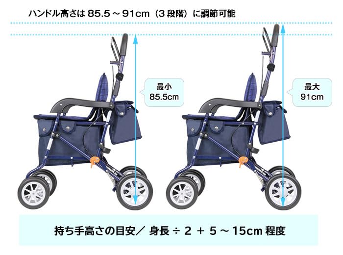 美品】幸和製作所 アルミ製シルバーカー PW-298 良品　説明書付 幸和製作所】シルバーカー アルミ製シルバーカー PW-298| 手押し車